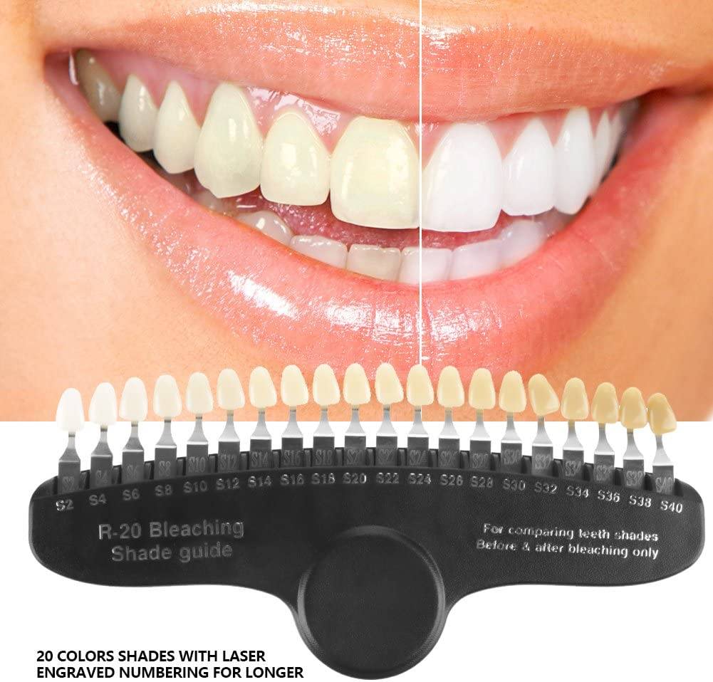 Professional 3D Dental Teeth Whitening Shade Guide LaserGlow